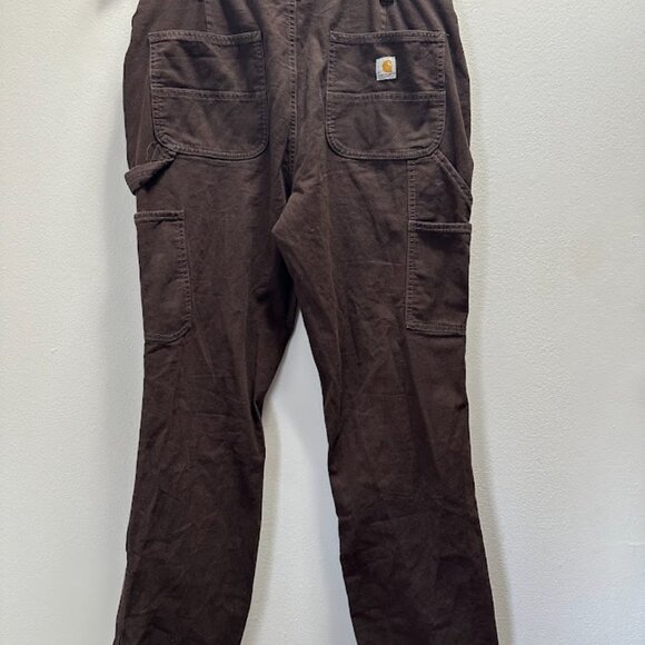 Carhartt Women’s Loose Fit Work Pants – Size 10 Regular – Brown - Picture 5 of 7